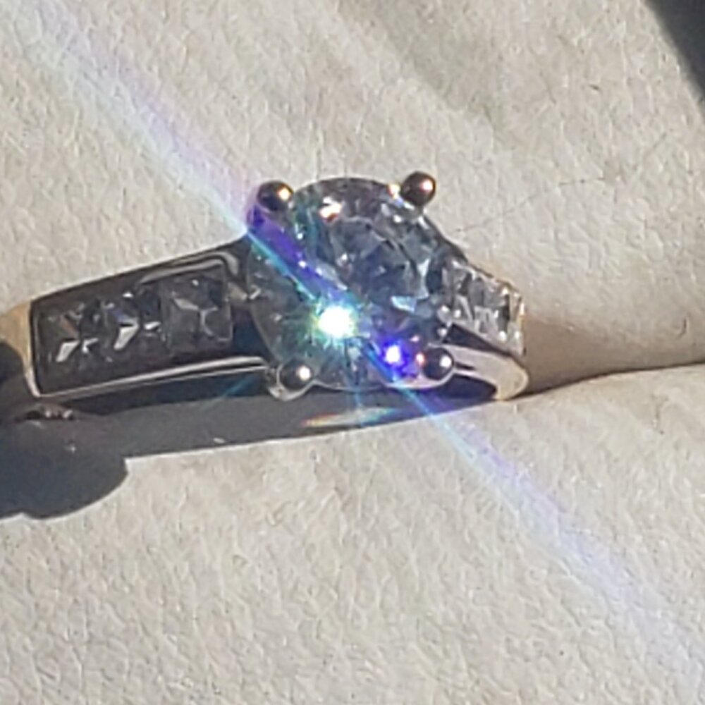14kt Solid Gold Engagement / Anniversary ring